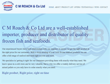 Tablet Screenshot of cmroach.co.uk